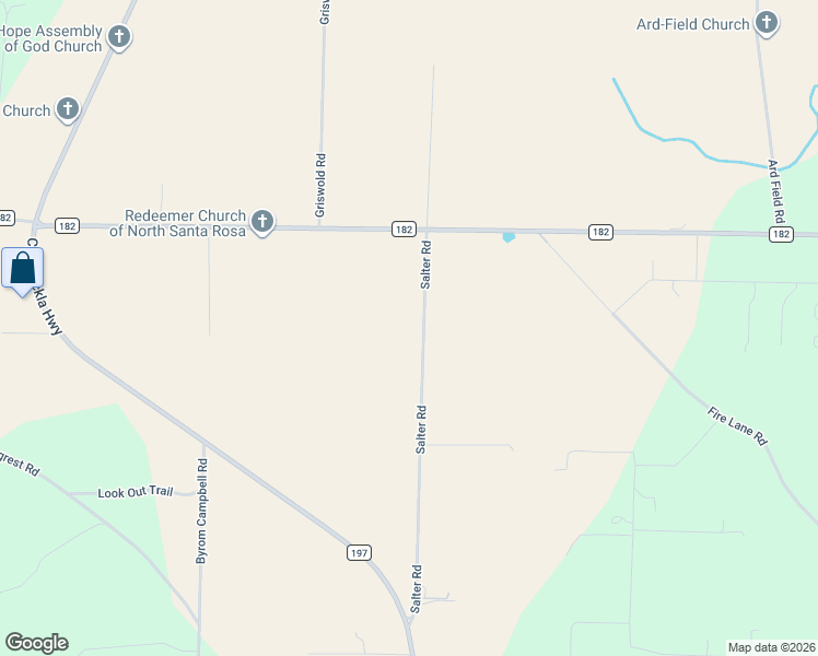 map of restaurants, bars, coffee shops, grocery stores, and more near 9287 Salter Road in Jay