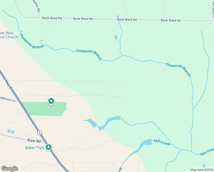 map of restaurants, bars, coffee shops, grocery stores, and more near 1576 Greenwood Road in Baker
