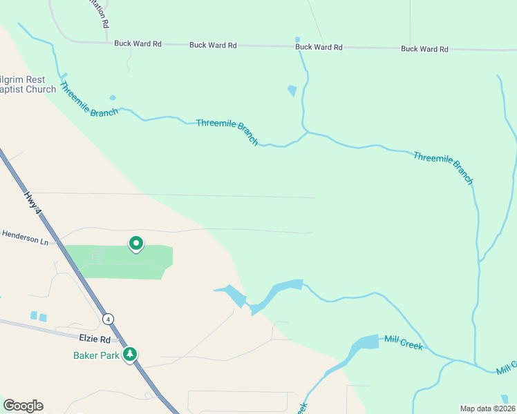 map of restaurants, bars, coffee shops, grocery stores, and more near 1576 Greenwood Road in Baker