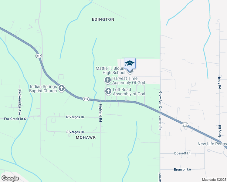 map of restaurants, bars, coffee shops, grocery stores, and more near 4130 Saint Nicholas Drive West in Mobile