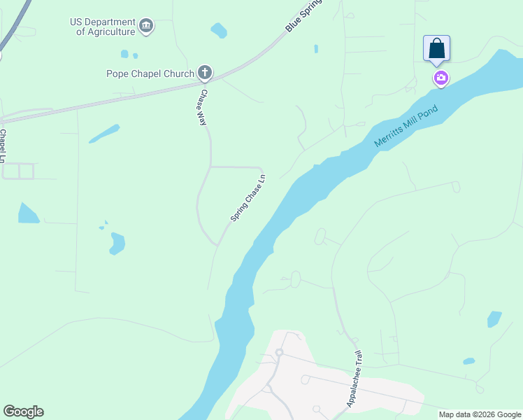 map of restaurants, bars, coffee shops, grocery stores, and more near 2940 Spring Chase Lane in Marianna