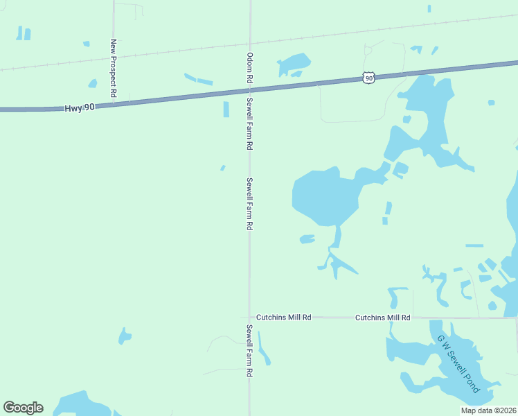 map of restaurants, bars, coffee shops, grocery stores, and more near 723 Sewell Farm Road in Chipley