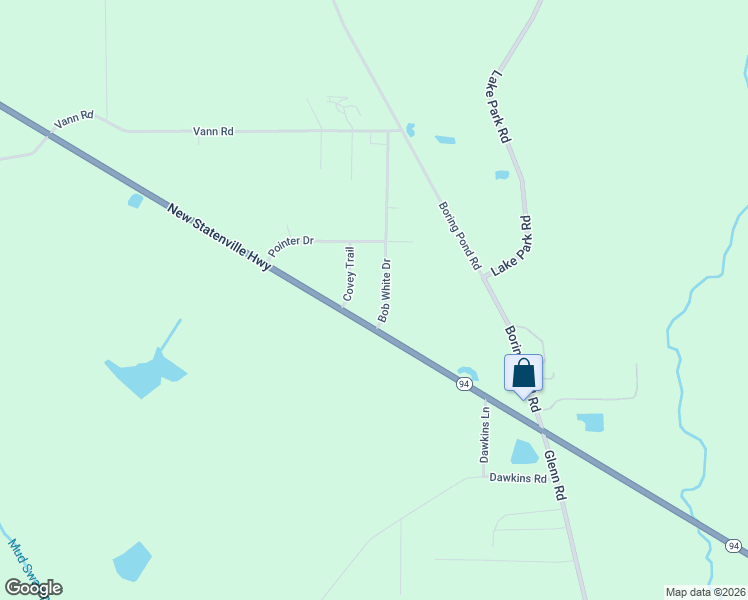 map of restaurants, bars, coffee shops, grocery stores, and more near 5556 Bob White Road in Valdosta