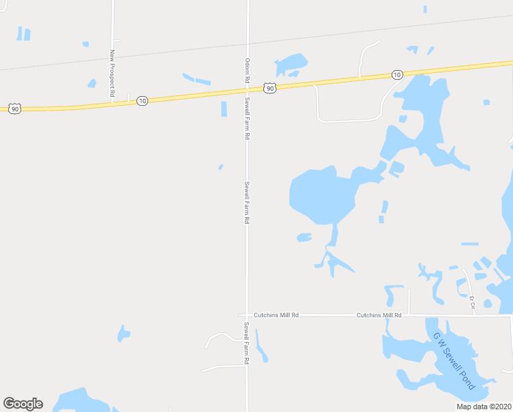 map of restaurants, bars, coffee shops, grocery stores, and more near 723 Sewell Farm Road in Chipley