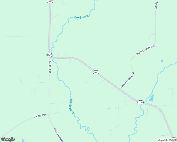 map of restaurants, bars, coffee shops, grocery stores, and more near Highway 1147 in DeRidder