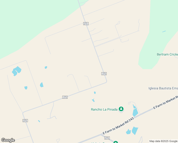 map of restaurants, bars, coffee shops, grocery stores, and more near 10217 County Road 272 in Bertram