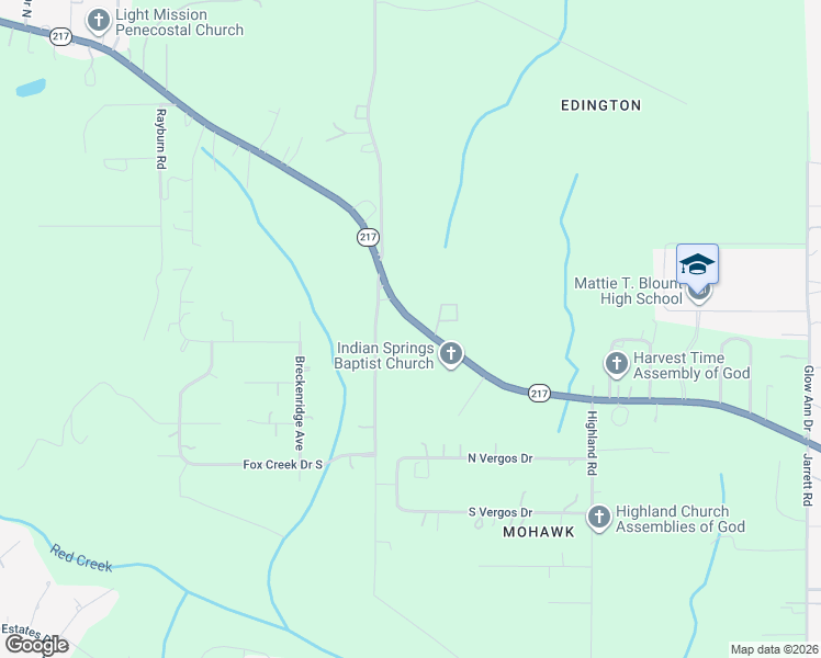 map of restaurants, bars, coffee shops, grocery stores, and more near 4291 Lott Road in Mobile County
