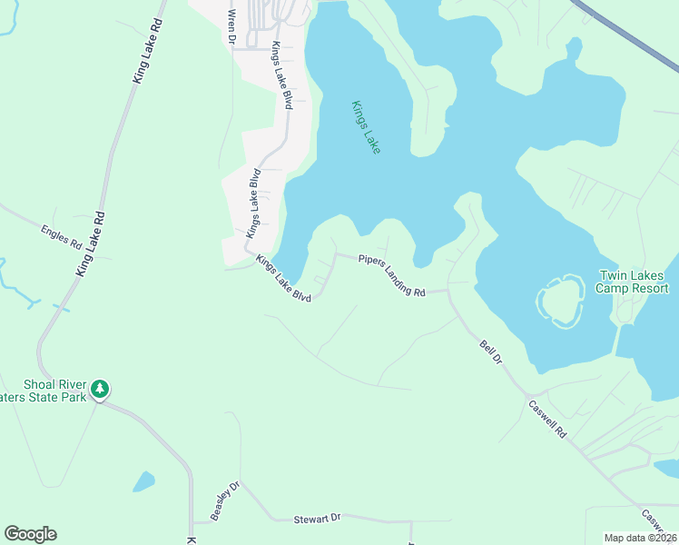 map of restaurants, bars, coffee shops, grocery stores, and more near 996 Kings Lake Boulevard in DeFuniak Springs