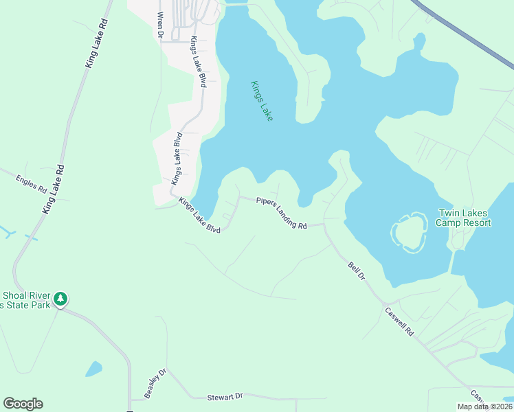 map of restaurants, bars, coffee shops, grocery stores, and more near 996 Kings Lake Boulevard in DeFuniak Springs