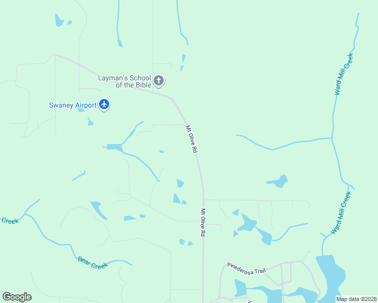 map of restaurants, bars, coffee shops, grocery stores, and more near 5590 Mount Olive Road in Crestview