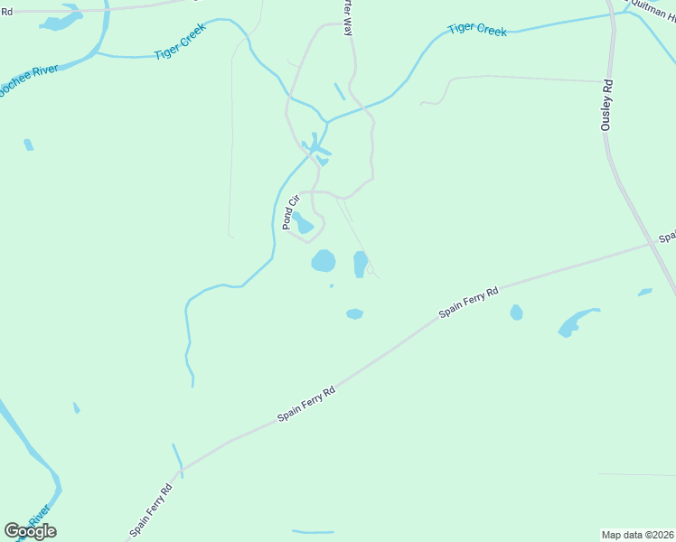 map of restaurants, bars, coffee shops, grocery stores, and more near 4511 Pond Circle in Valdosta