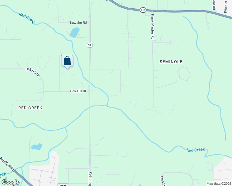 map of restaurants, bars, coffee shops, grocery stores, and more near 4245 Renee Road East in Semmes