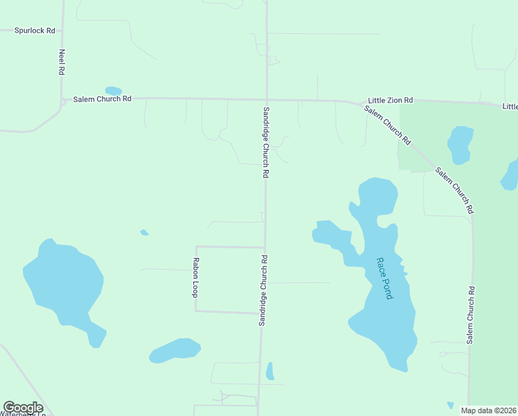 map of restaurants, bars, coffee shops, grocery stores, and more near 2975 Sandridge Church Road in Sneads