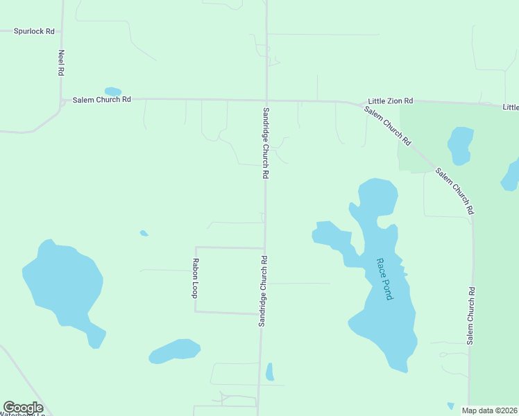 map of restaurants, bars, coffee shops, grocery stores, and more near 2975 Sandridge Church Road in Sneads