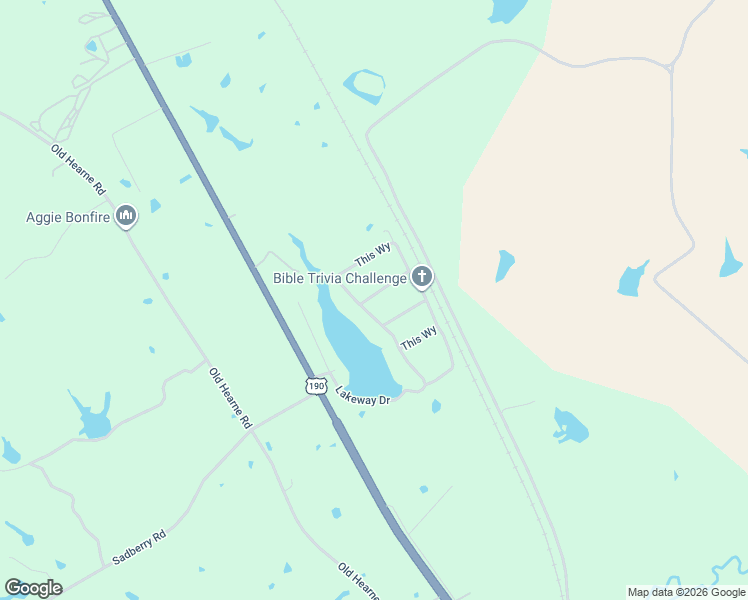 map of restaurants, bars, coffee shops, grocery stores, and more near 10434 Which Way in Bryan