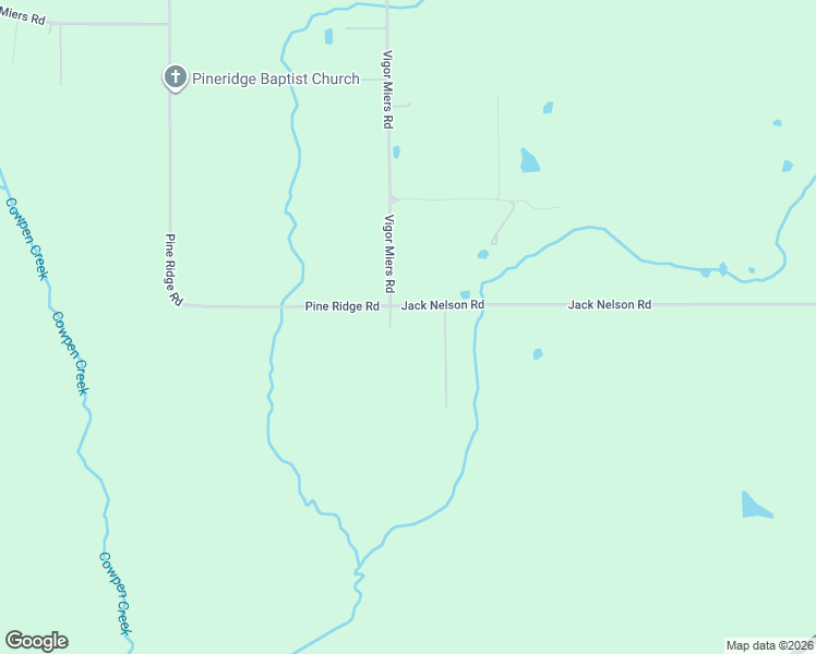 map of restaurants, bars, coffee shops, grocery stores, and more near 1572 Pine Ridge Road in DeRidder