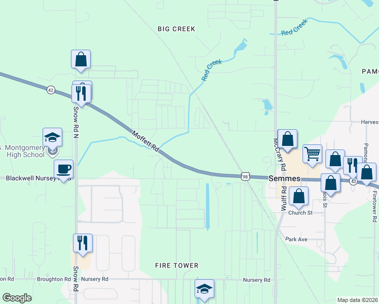 map of restaurants, bars, coffee shops, grocery stores, and more near in 