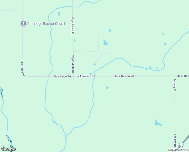 map of restaurants, bars, coffee shops, grocery stores, and more near 1800 Jack Nelson Road in DeRidder