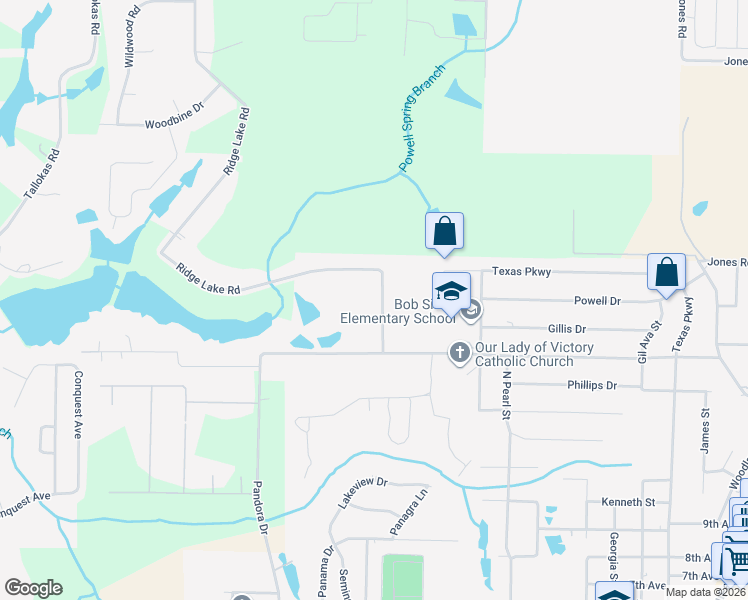map of restaurants, bars, coffee shops, grocery stores, and more near 198 Ridge Lake Road in Crestview