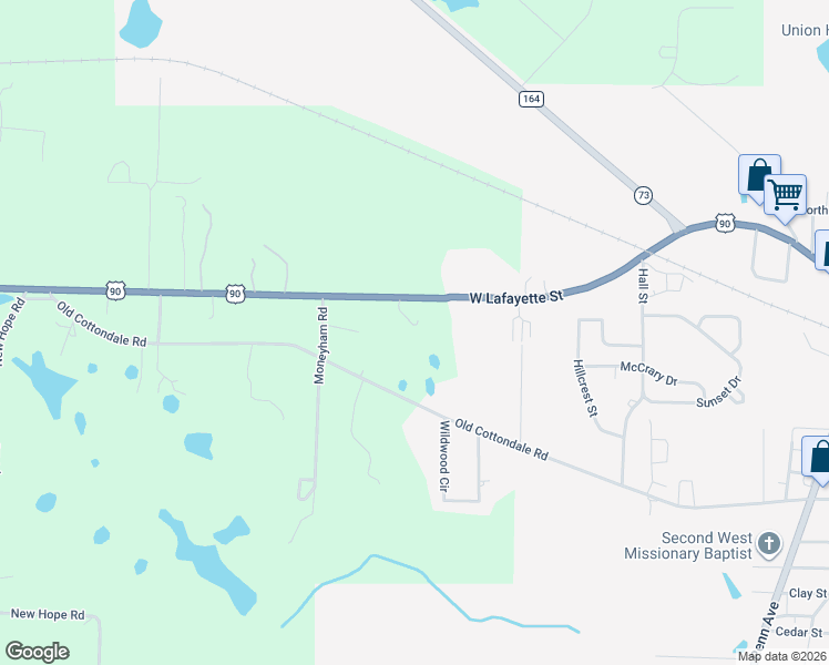 map of restaurants, bars, coffee shops, grocery stores, and more near 3963 U.S. 90 in Marianna