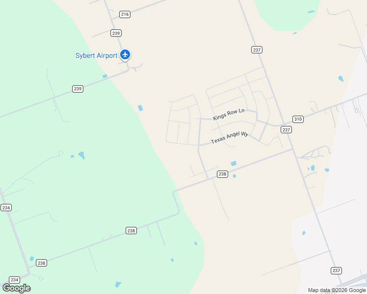 map of restaurants, bars, coffee shops, grocery stores, and more near County Road 238 in Georgetown