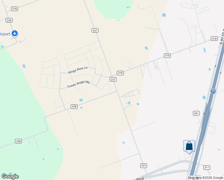 map of restaurants, bars, coffee shops, grocery stores, and more near County Road 237 in Jarrell