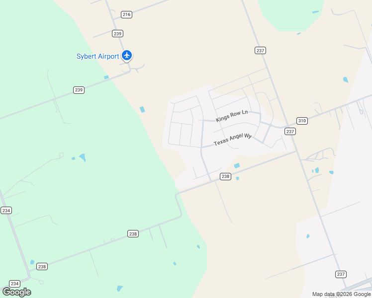 map of restaurants, bars, coffee shops, grocery stores, and more near County Road 238 in Georgetown