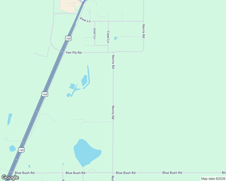 map of restaurants, bars, coffee shops, grocery stores, and more near Norris Road in Oakdale