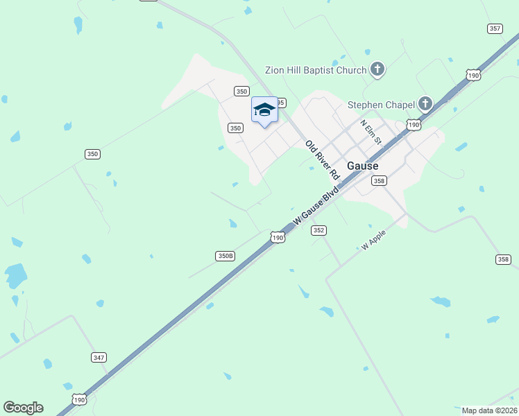 map of restaurants, bars, coffee shops, grocery stores, and more near 221 North Arendell in Gause