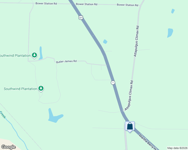 map of restaurants, bars, coffee shops, grocery stores, and more near 3264-3272 Mitchell Street in Attapulgus