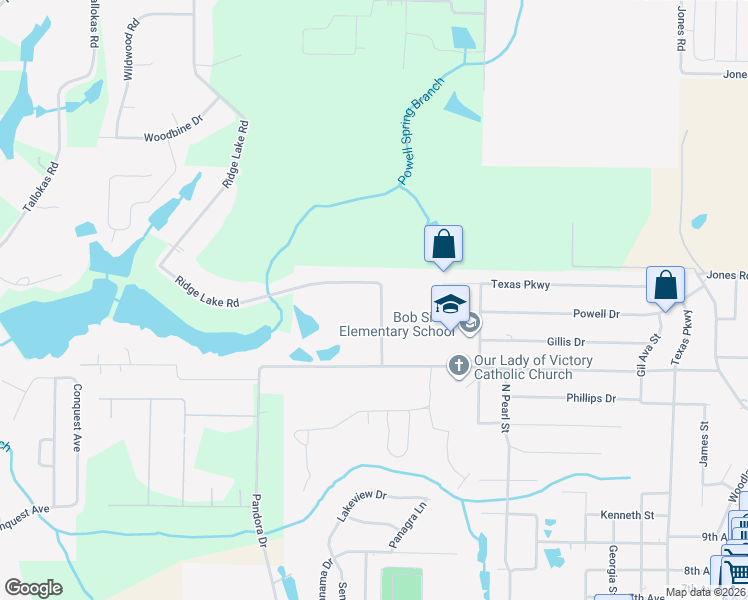 map of restaurants, bars, coffee shops, grocery stores, and more near 198 Ridge Lake Road in Crestview