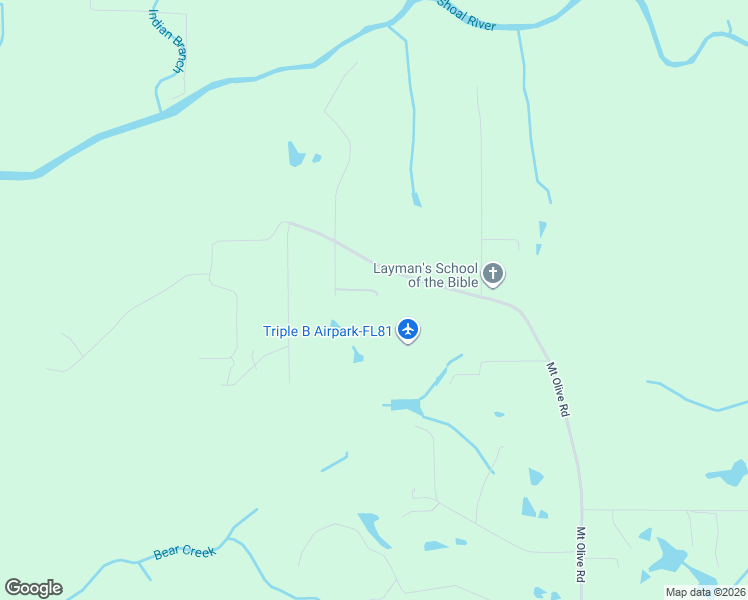 map of restaurants, bars, coffee shops, grocery stores, and more near 5655 Woolley Road in Crestview