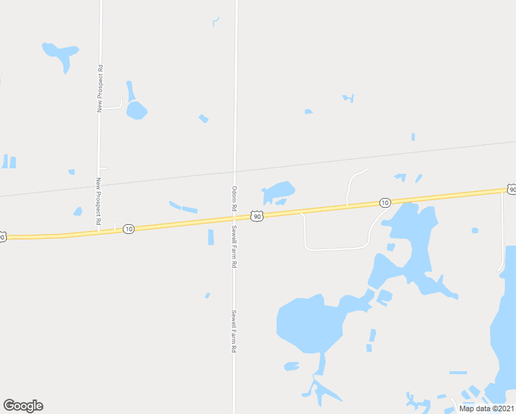 map of restaurants, bars, coffee shops, grocery stores, and more near 590 U.S. 90 in Chipley