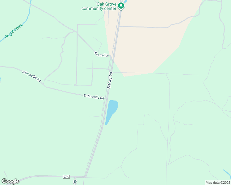 map of restaurants, bars, coffee shops, grocery stores, and more near 6900 South Highway 99 in McDavid