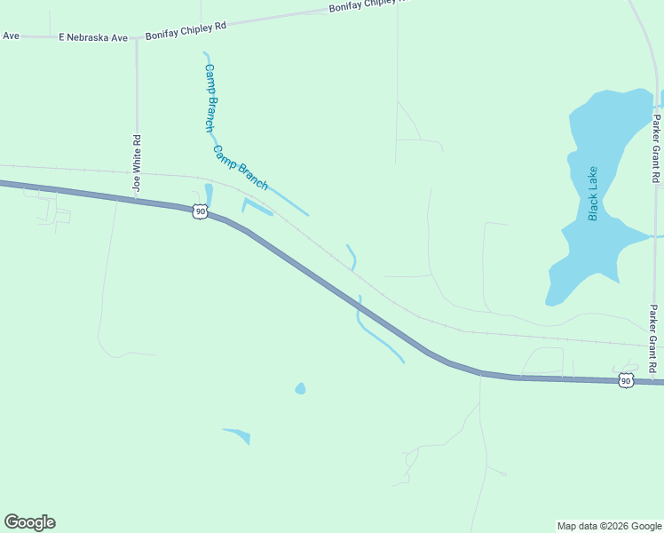 map of restaurants, bars, coffee shops, grocery stores, and more near 3313 Highway 90 in Bonifay