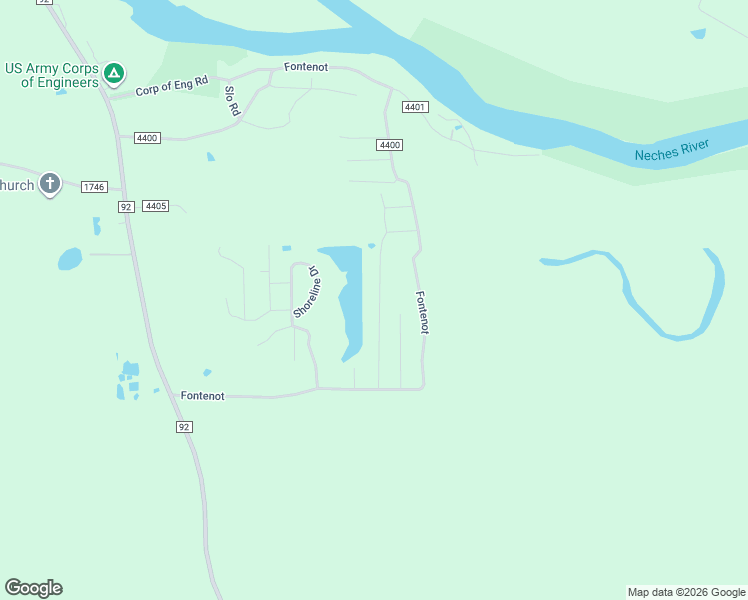 map of restaurants, bars, coffee shops, grocery stores, and more near 347 Lowery Drive in Woodville