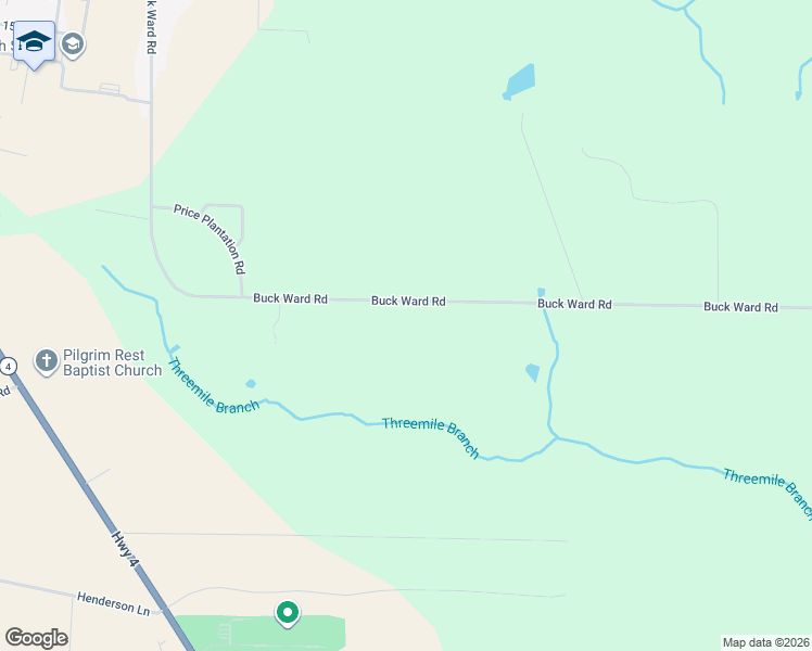 map of restaurants, bars, coffee shops, grocery stores, and more near 5904 Buckward Road in Baker