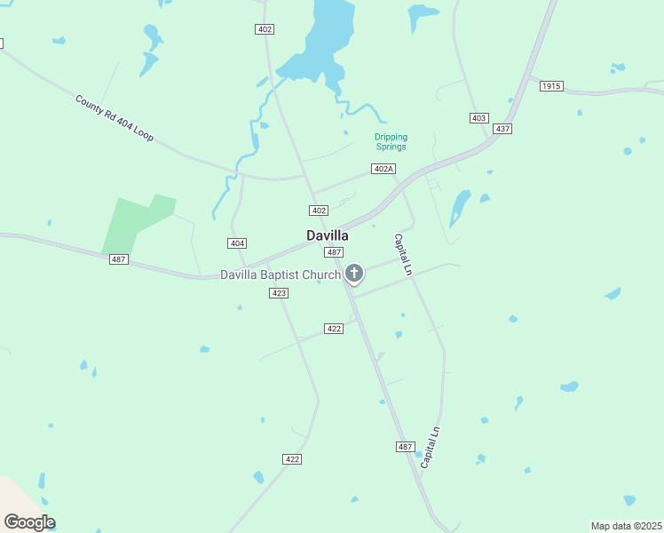 map of restaurants, bars, coffee shops, grocery stores, and more near in Davilla