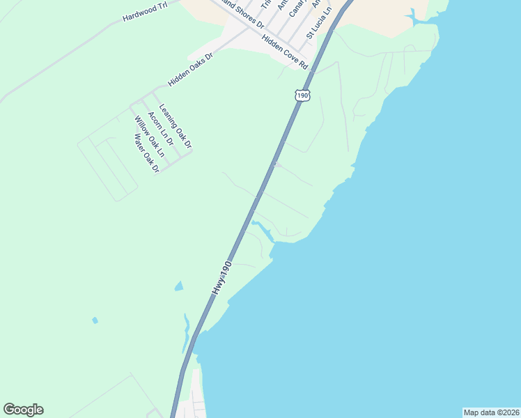 map of restaurants, bars, coffee shops, grocery stores, and more near 11 Cove Lane in Point Blank