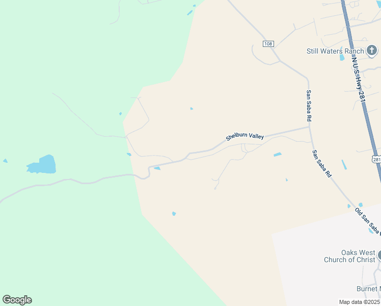 map of restaurants, bars, coffee shops, grocery stores, and more near Shelburn Valley in Burnet