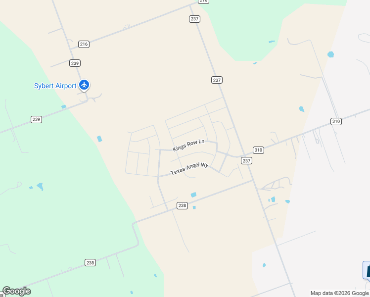 map of restaurants, bars, coffee shops, grocery stores, and more near County Road 238 in Georgetown