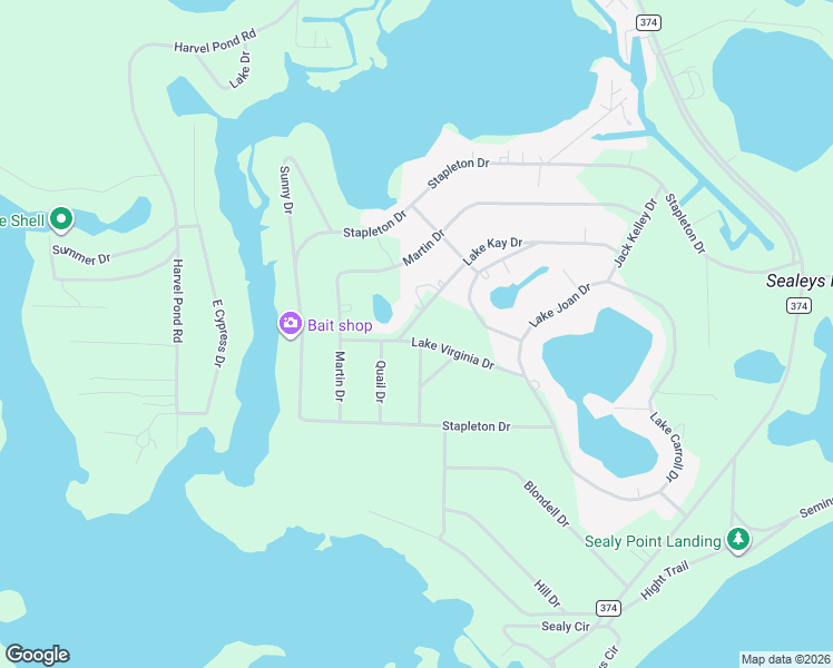 map of restaurants, bars, coffee shops, grocery stores, and more near 2755 Lake Kay Drive in Donalsonville