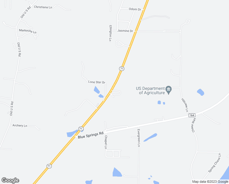 map of restaurants, bars, coffee shops, grocery stores, and more near 3048 Florida 71 in Marianna