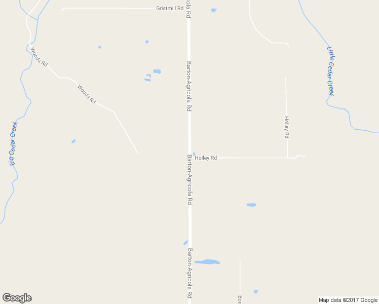 map of restaurants, bars, coffee shops, grocery stores, and more near Barton-Agricola Road in Lucedale