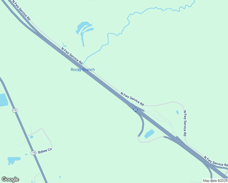 map of restaurants, bars, coffee shops, grocery stores, and more near Interstate 45 in Huntsville