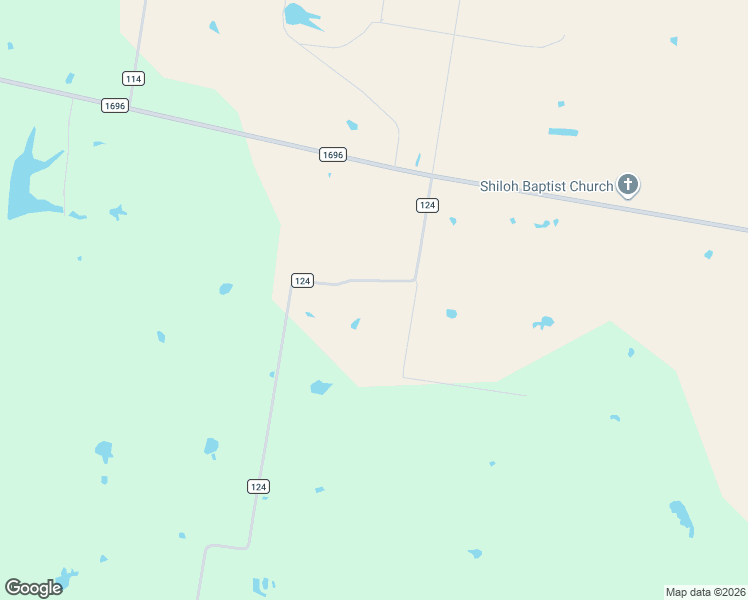 map of restaurants, bars, coffee shops, grocery stores, and more near 21380 County Road 124 in Iola