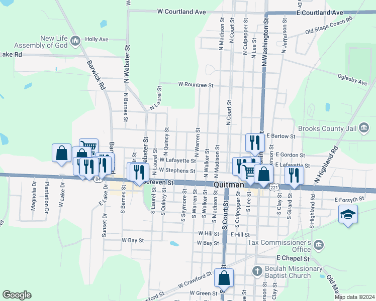 410 West Gordon Street, Quitman GA Walk Score
