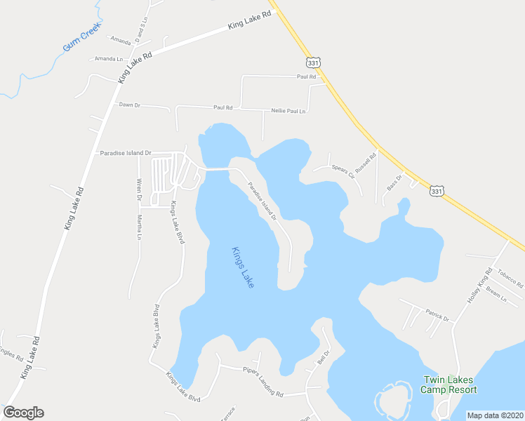 map of restaurants, bars, coffee shops, grocery stores, and more near 706 Paradise Island Drive in DeFuniak Springs