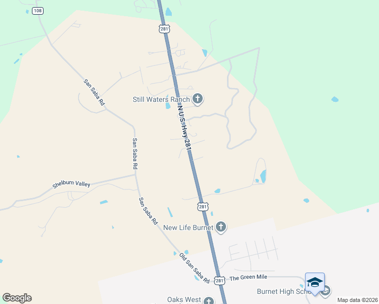 map of restaurants, bars, coffee shops, grocery stores, and more near 2902 South Water Street in Burnet