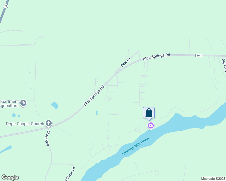 map of restaurants, bars, coffee shops, grocery stores, and more near 3091 Russ Road in Marianna
